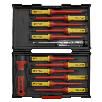 Set surubelnite interschimbabile, izolate electric, 13 piese - SimpleTools