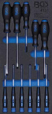 Set surubelnite pentru electricieni 11 piese | echipare 44929 pentru dulap de scule, BGS 4131