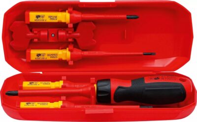 Set şurubelniţe VDE cu capete interschimbabile, 8 piese, BGS 35813
