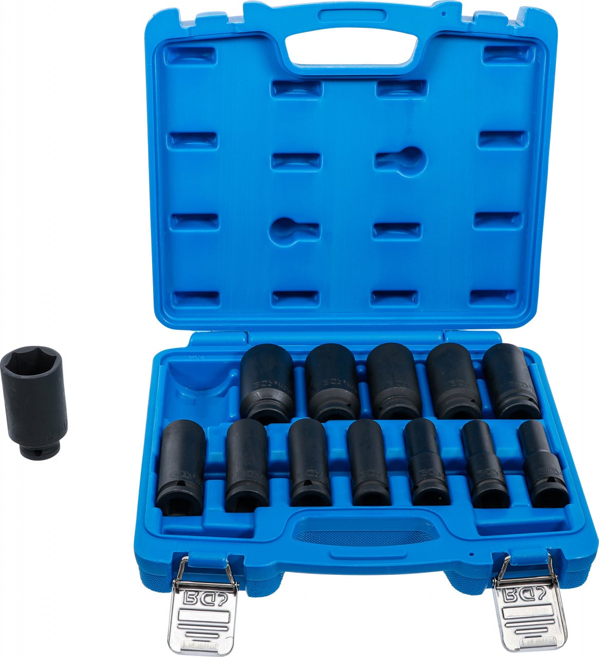 Set tubulare adanci de impact in Inch 7/16″-1 1/4″, antrenare 1/2″, 13 piese, BGS 5208 – Chei Speciale in Inch Set tubulare adanci de impact in Inch 7/16"-1 1/4", antrenare 1/2", 13 piese, BGS 5208 - Chei Speciale in Inch