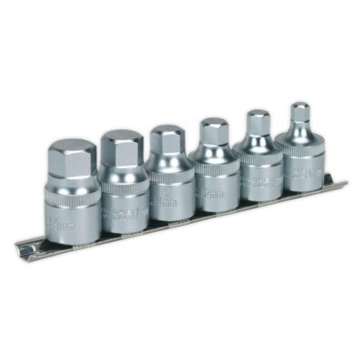 Set tubulare cu bit, 1/2", 6 piese