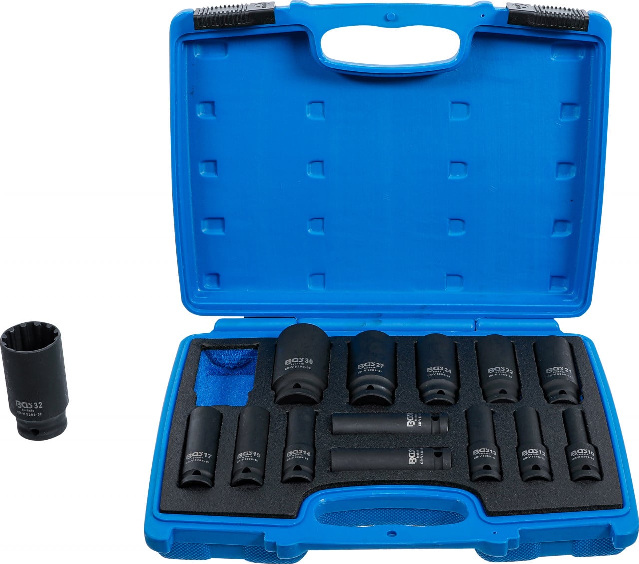 Set tubulare de impact 10-32mm adanci, profil GearLock – Alldrive, antrenare 1/2″, 14 piese, BGS 5209 – Truse Scule Set tubulare de impact 10-32mm adanci, profil GearLock - Alldrive, antrenare 1/2", 14 piese, BGS 5209 - Truse Scule