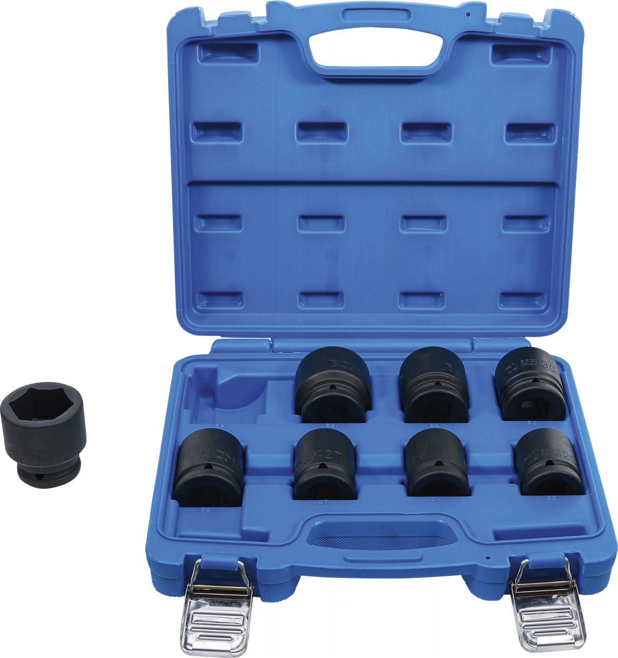 Set tubulare de impact 22-38 mm, antrenare 3/4″, 8 piese, BGS 5240 – Truse Scule Set tubulare de impact 22-38 mm, antrenare 3/4", 8 piese, BGS 5240 - Truse Scule