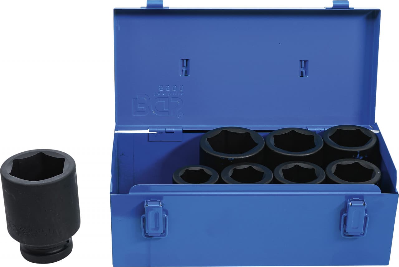 Set tubulare de impact adanci 27 – 50 mm, antrenare 1″, 8 piese, BGS 5500 – Truse Scule Set tubulare de impact adanci 27 - 50 mm, antrenare 1", 8 piese, BGS 5500 - Truse Scule