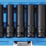 Set tubulare de impact Profil E, E10 - E24, antrenare 1/2", 9 piese, BGS 5204 - Truse Scule
