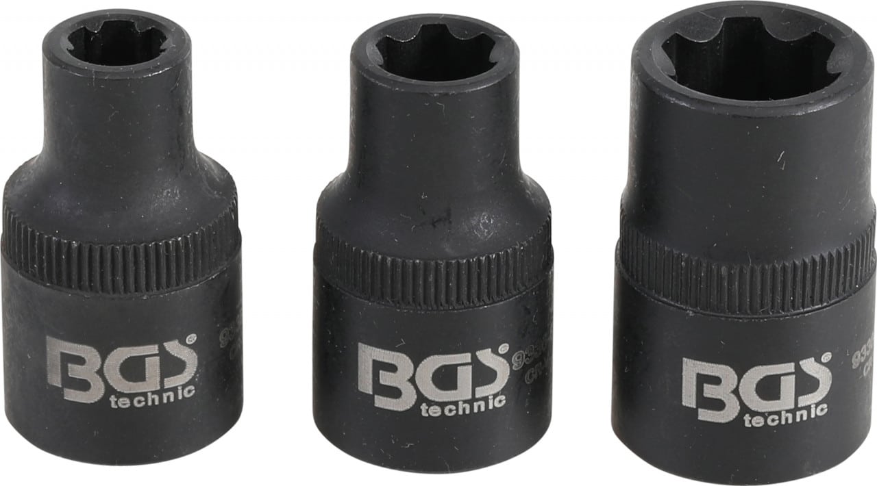 Set tubulare profil Ribe M6S, M8S, M12S pentru Renault si Nissan, 3 piese, BGS 9336 – Truse Scule Set tubulare profil Ribe M6S, M8S, M12S pentru Renault si Nissan, 3 piese, BGS 9336 - Truse Scule