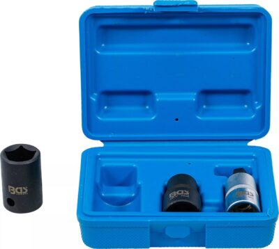 Set tubulare si bit cu tubulara pentagon 14 si 19mm pentru Opel, Smart, Peugeot si Renault, BGS 1112