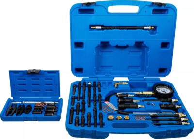 Set verificare compresie mixt Diesel + Benzina pentru autoturisme, camioane, utilaje agricole, ambarcatiuni, BGS 8400