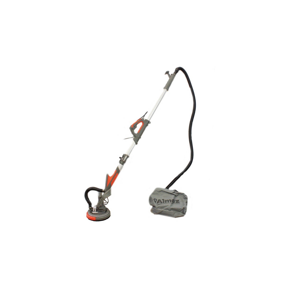 Slefuitor pereti pliabil cu aspirator LED 750W Ø225mm – In lucru Slefuitor pereti pliabil cu aspirator LED 750W Ø225mm - In lucru