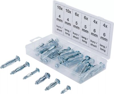 Sortiment de suruburi tip Molly, 40 bucati, BGS 8139