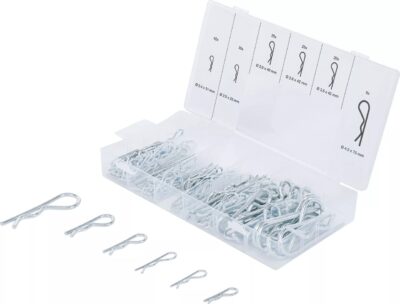 Sortiment splinturi elastice, Ø 2,4 - 4,0 mm, 150 piese, BGS 8043