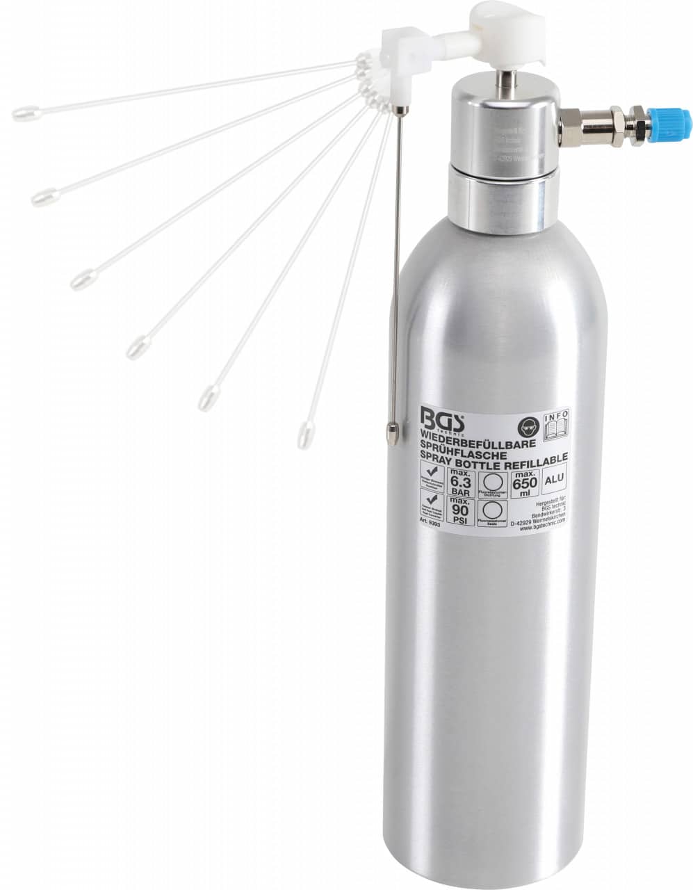 Spray pentru solutie de curatat discuri de frana / degripant, reincarcabil, constructie din Aluminiu, GS 9393 – Sistem franare Spray pentru solutie de curatat discuri de frana / degripant, reincarcabil, constructie din Aluminiu, GS 9393 - Sistem franare