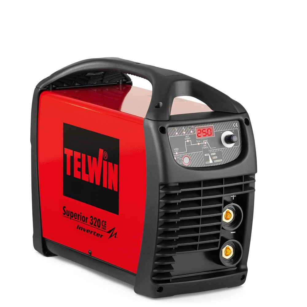 Superior 320 CE VRD – Invertor sudura TELWIN – Aparate de sudura tip Invertor MMA Superior 320 CE VRD - Invertor sudura TELWIN - Aparate de sudura tip Invertor MMA