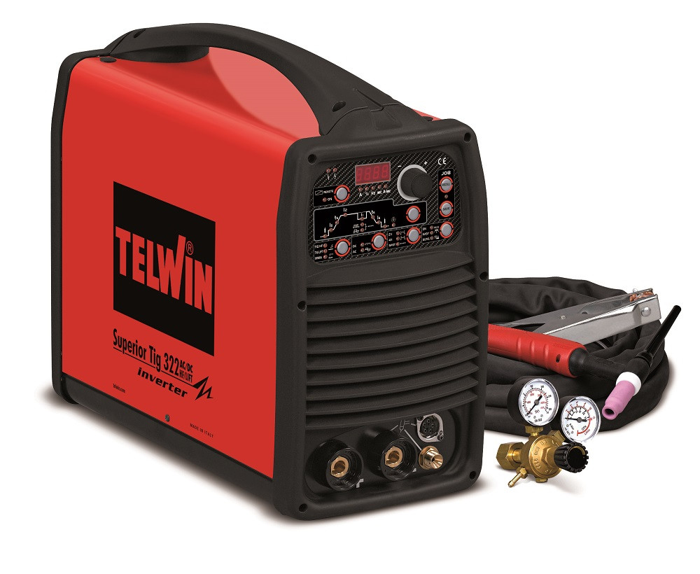 SUPERIOR TIG 322 AC/DC HF/LIFT – APARAT DE SUDURA TELWIN tip TIG – Aparate de Sudura tip TIG/WIG/PLASMA SUPERIOR TIG 322 AC/DC HF/LIFT - APARAT DE SUDURA TELWIN tip TIG - Aparate de Sudura tip TIG/WIG/PLASMA