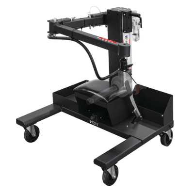 Suport pentru mecanic cu stand de sustinere pistol de impact, GYS - In lucru