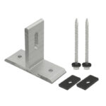 Suport "T" pentru fixare panou fotovoltaic pe acoperis de tabla - SimpleTools