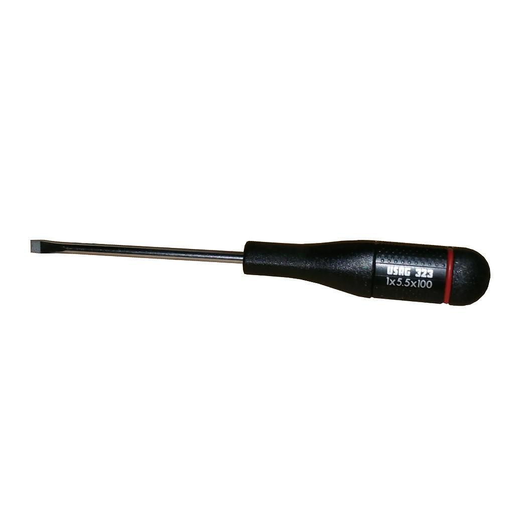 Surubelnita cu cap drept USAG, 1×5.5×100 – In lucru Surubelnita cu cap drept USAG, 1×5.5×100 - In lucru