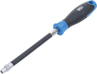 Şurubelniţa flexibila cu tubulara profil E7, lungimea tijei 150 mm, BGS 70023