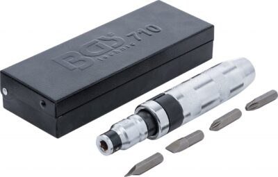 Surubelnita mecanica de impact, 5 piese, BGS 710