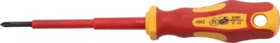 Şurubelniţa VDE cu cap in cruce PH0, lungime lama 75 mm, BGS 4942