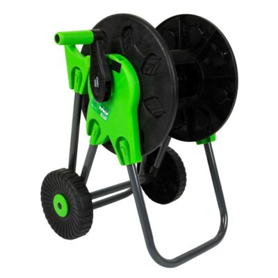 Tambur pentru furtun Micul Fermier MF-IR3050-G01 lungime maxima furtun 45m, 1/2", cu roti