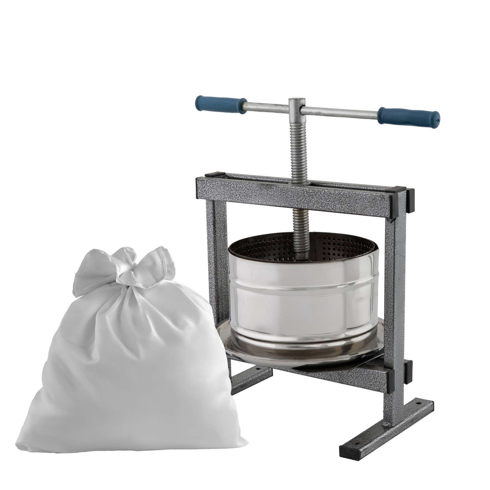 Teasc/Presa struguri Vilen Inox 10 L, cu picioare – Zdrobitoare Teasc/Presa struguri Vilen Inox 10 L, cu picioare - Zdrobitoare