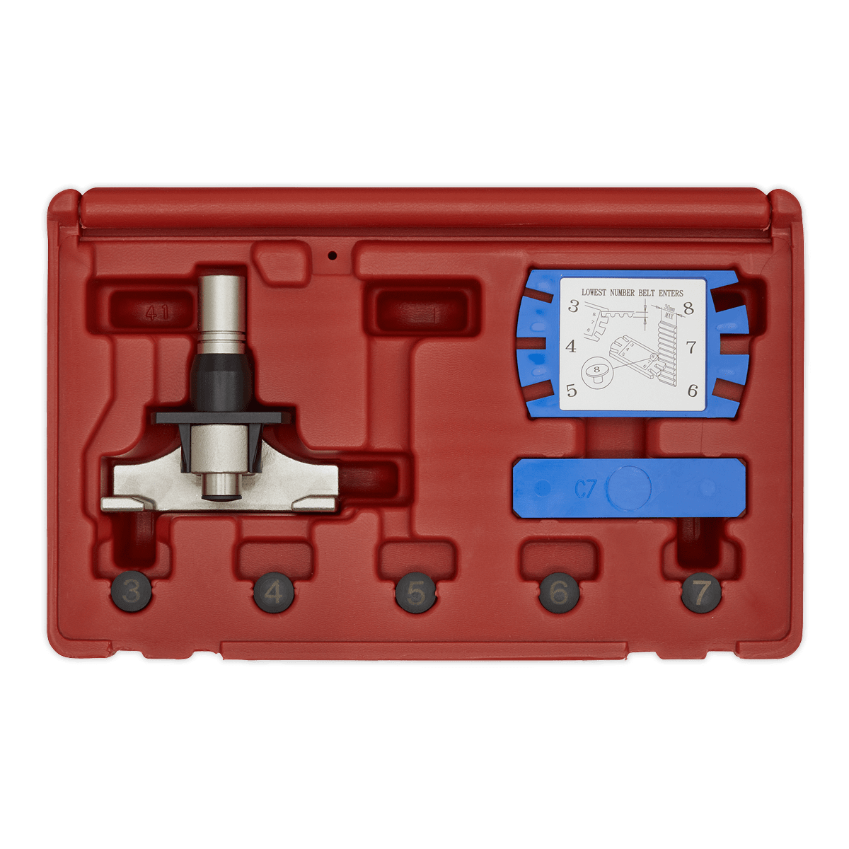 Tester intindere curea de distributie – In lucru Tester intindere curea de distributie - In lucru