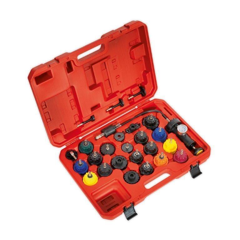 Tester verificare presiune sistem racire – In lucru Tester verificare presiune sistem racire - In lucru