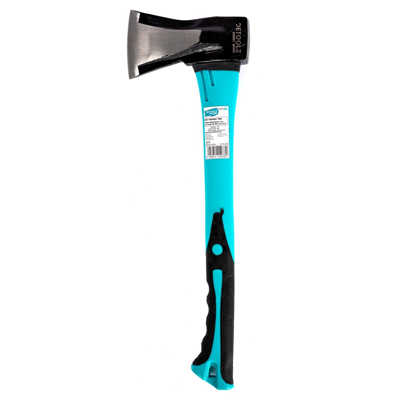 Topor despicator 1 Kg cu coada din fibra de sticla – In lucru Topor despicator 1 Kg cu coada din fibra de sticla - In lucru