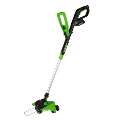 Trimmer electric Micul Fermier, 20V, 2 acumulatori 2Ah, cu roti, Brushless