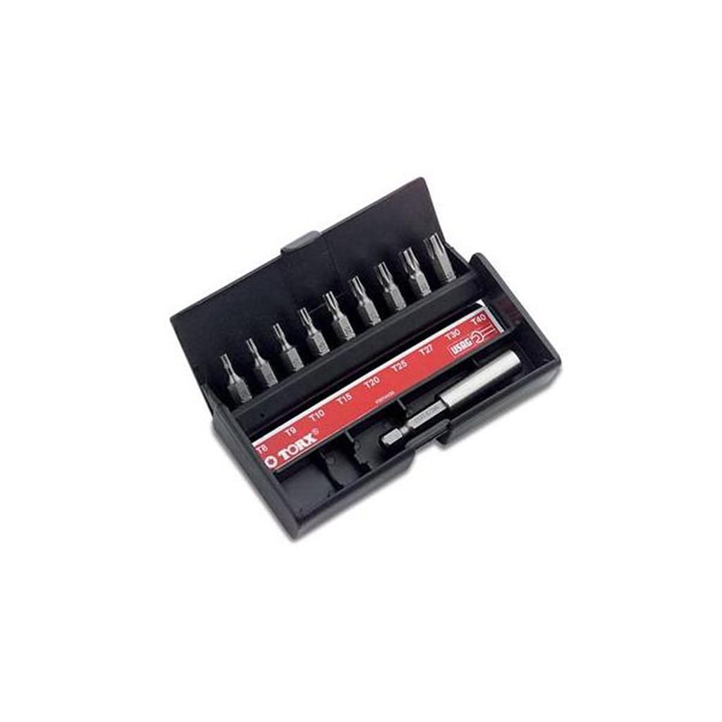 Trusa biti Torx, 10 piese, USAG – In lucru Trusa biti Torx, 10 piese, USAG - In lucru