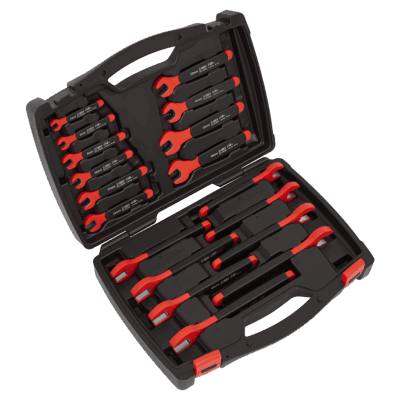 Trusa chei fixe izolate electric, 18 piese - SimpleTools