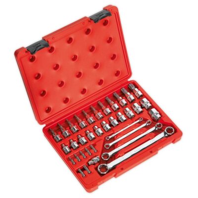 Trusa chei TRX Star si bit-uri, 3/8", 35 piese