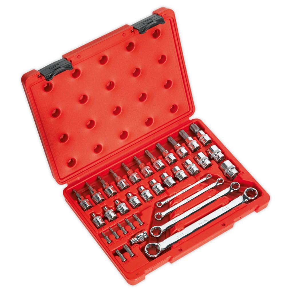 Trusa chei TRX Star si bit-uri, 3/8″, 35 piese – Truse Scule Trusa chei TRX Star si bit-uri, 3/8", 35 piese - Truse Scule
