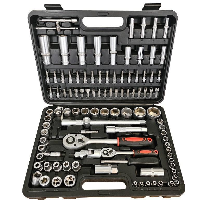 Trusa chei tubulare, 108 piese, 1/4″ si 1/2″ – In lucru Trusa chei tubulare, 108 piese, 1/4" si 1/2" - In lucru