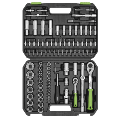 Trusa chei tubulare, 1/4”si 1/2”, 94 piese