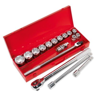 Trusa chei tubulare, 3/4", 17 piese