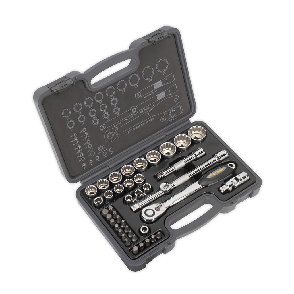 Trusa chei tubulare, actionare 1/2”, 42 piese – Truse Scule Trusa chei tubulare, actionare 1/2”, 42 piese - Truse Scule
