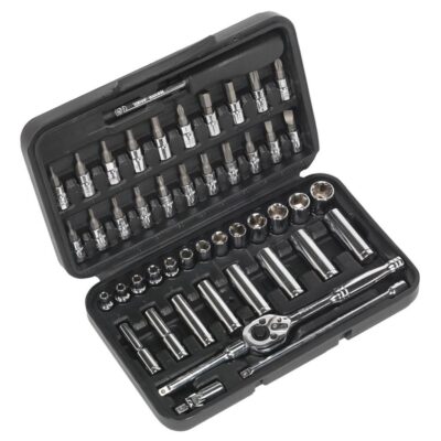 Trusa chei tubulare, actionare de 1/4”, 47 piese