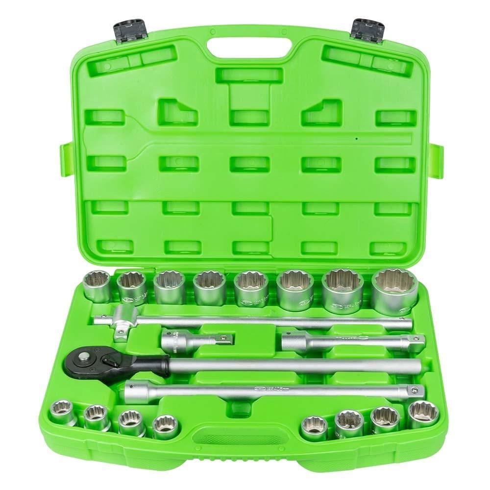 Trusa chei tubulare cu patrat de actionare 3/4″, 21 piese, JBM – In lucru Trusa chei tubulare cu patrat de actionare 3/4", 21 piese, JBM - In lucru