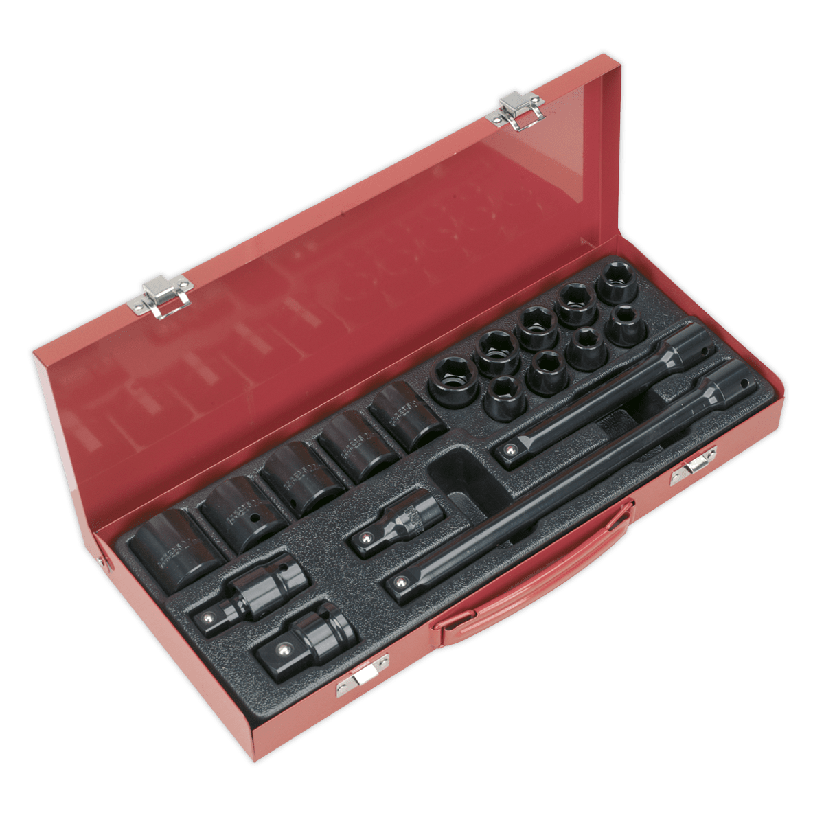 Trusa chei tubulare de impact, 1/2”, 19 piese, Sealey – SimpleTools Trusa chei tubulare de impact, 1/2”, 19 piese, Sealey - SimpleTools