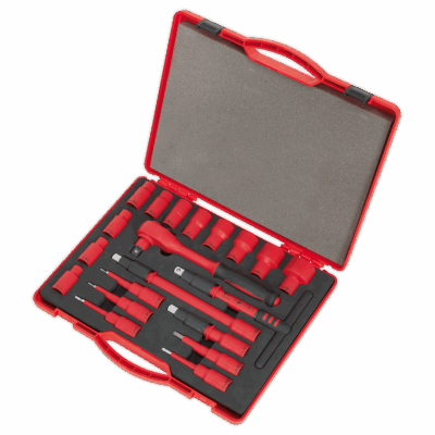 Trusa chei tubulare izolate electric, 1/2”, 20 piese