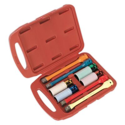 Trusa chei tubulare jante de aluminiu, 8 piese, 1/2"