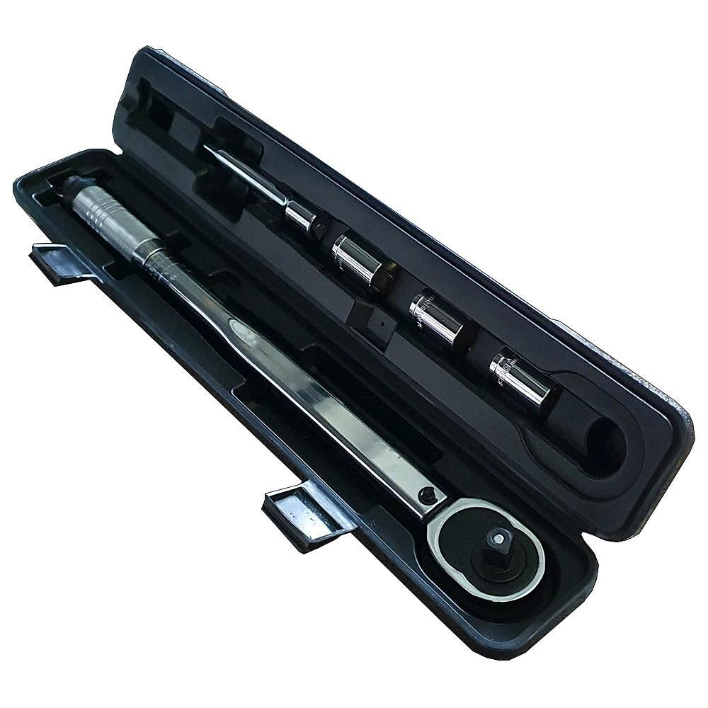 Trusa cheie dinamometrica, 28-210Nm, chei tubulare si prelungitor, 1/2″, EuroQuip – In lucru Trusa cheie dinamometrica, 28-210Nm, chei tubulare si prelungitor, 1/2", EuroQuip - In lucru