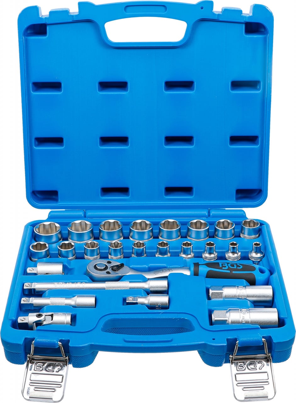 Trusa cu tubulare 45101 mm profil ondulat, antrenare 3/8″, 26 piese, BGS 2227 – Truse Scule Trusa cu tubulare 45101 mm profil ondulat, antrenare 3/8", 26 piese, BGS 2227 - Truse Scule