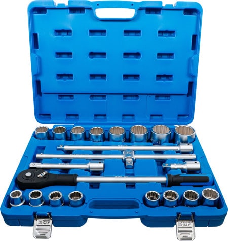 Trusa cu tubulare in 12 colturi 19 – 50 mm, antrenare 3/4″, 21 piese, BGS 1223 – Truse Scule Trusa cu tubulare in 12 colturi 19 - 50 mm, antrenare 3/4", 21 piese, BGS 1223 - Truse Scule