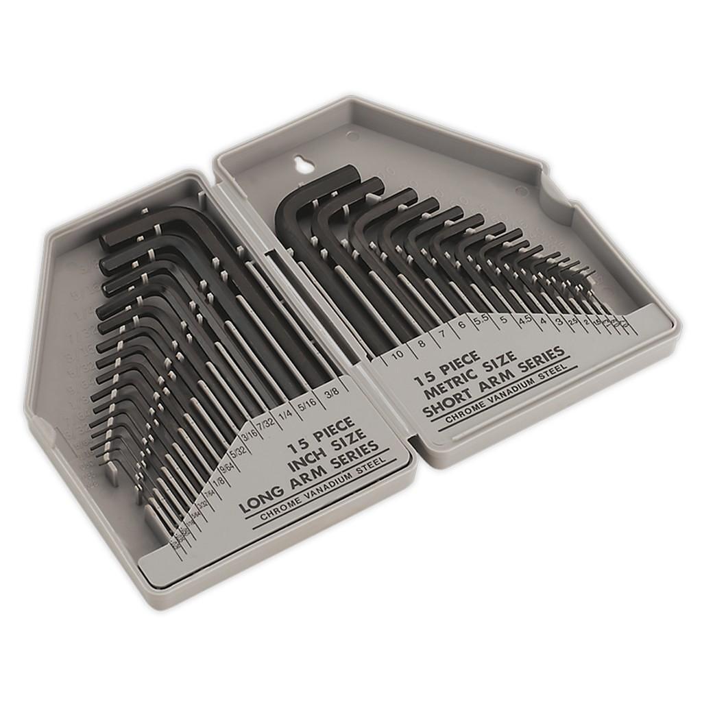 Trusa de chei imbus tip L, 30 piese – In lucru Trusa de chei imbus tip L, 30 piese - In lucru