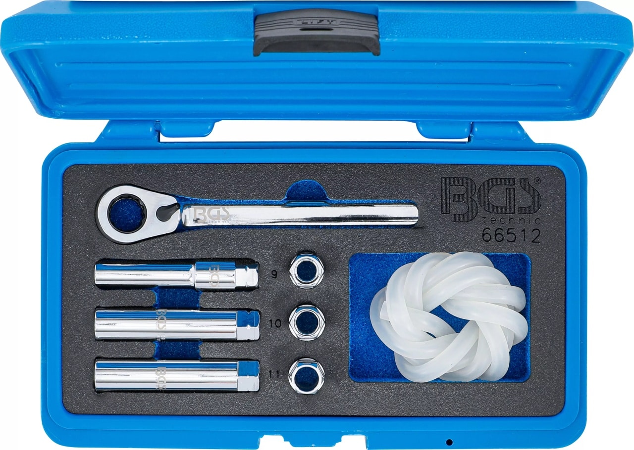 Trusa pentru aerisit sistem de franare, 8 piese, BGS 66512 – Sistem franare Trusa pentru aerisit sistem de franare, 8 piese, BGS 66512 - Sistem franare