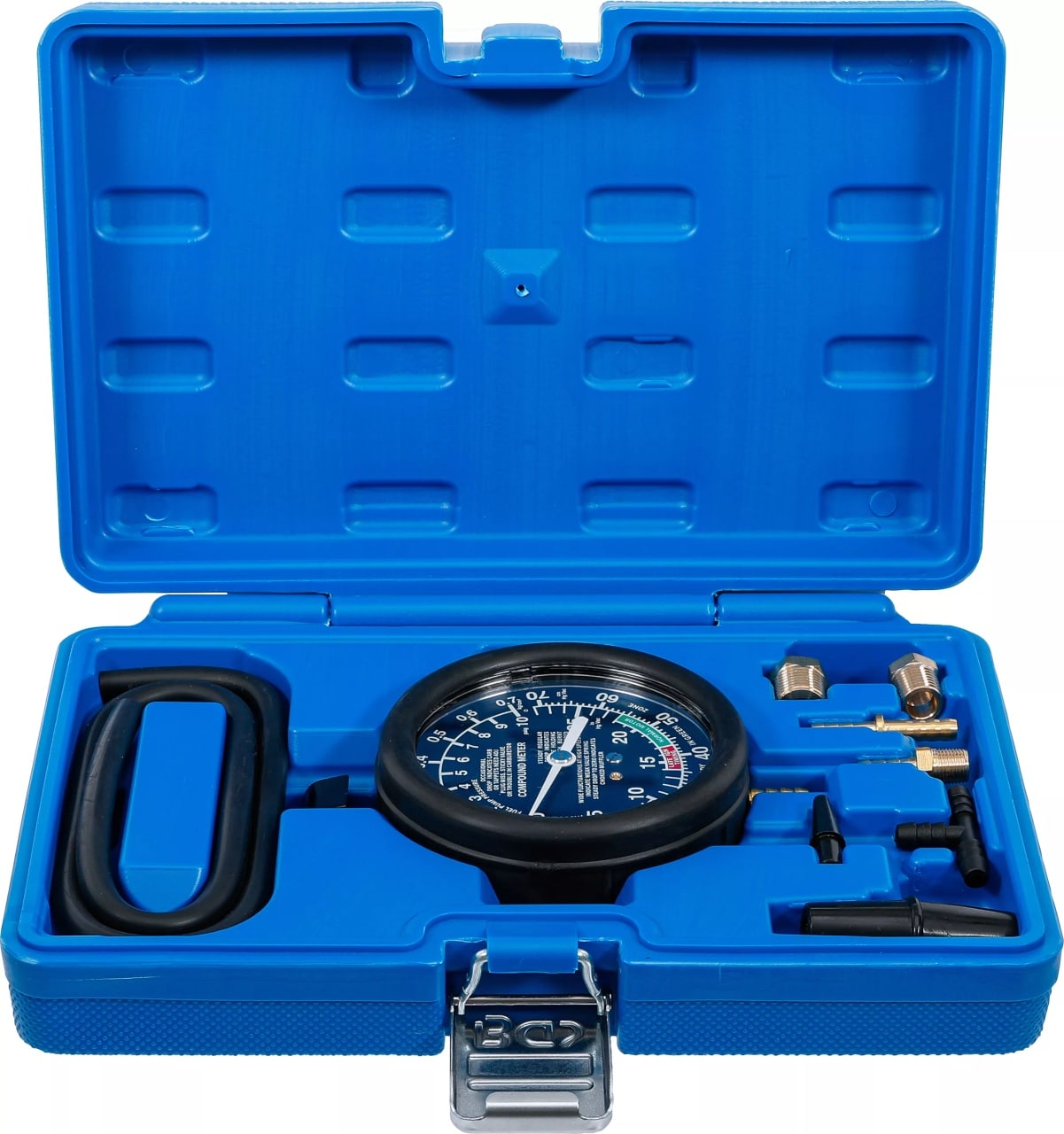 Trusa pentru verificare circuite de vacuum, presiuni la pompa de combustibil mecanica, conducte de alimentare, BGS 9069 – Alimentare combustibil Trusa pentru verificare circuite de vacuum, presiuni la pompa de combustibil mecanica, conducte de alimentare, BGS 9069 - Alimentare combustibil