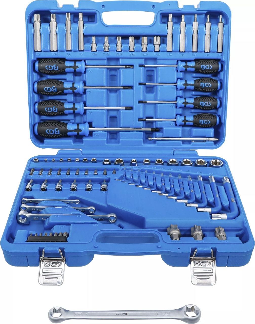 Trusa surubelnite torx ,torxuri L, biti torx si tubulare E-uri, 1/2″ + 1/4″, 84-piese, BGS 7849 – Surubelnite/Torx-uri si Inbusuri Trusa surubelnite torx ,torxuri L, biti torx si tubulare E-uri, 1/2" + 1/4", 84-piese, BGS 7849 - Surubelnite/Torx-uri si Inbusuri